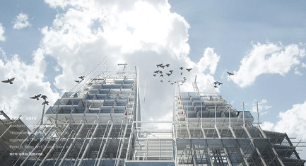 Press kit | 1127-05 - Press release | Winners 2016 Skyscraper Competition - eVolo Magazine - Competition - Displacement of Abandoned Architecture - Photo credit: Ko Anthony Chun Ming