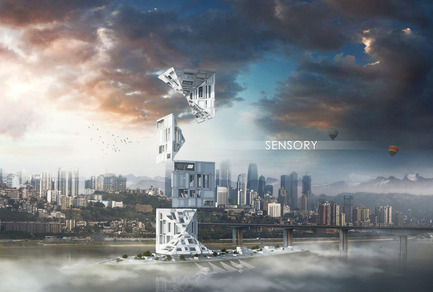 Press kit | 1127-05 - Press release | Winners 2016 Skyscraper Competition - eVolo Magazine - Competition - Sensory Skyscraper - Photo credit: Alexandr Pincov, Heng Chang