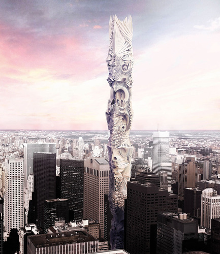 Press kit | 1127-05 - Press release | Winners 2016 Skyscraper Competition - eVolo Magazine - Competition - Biomorph Skyscraper: Atmosphere Of The Place - Photo credit: Jayong Shim, Dailong Ma, Tai Feng