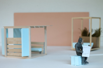 Dossier de presse | 1076-09 - Communiqué de presse | Exposition des finissants de la Faculté de l’aménagement de l’UdeM - Université de Montréal - Évènement + Exposition - Stations – Système urbain modulable, Maquette Stations - Crédit photo :  &nbsp;Jean-Francois Caron 