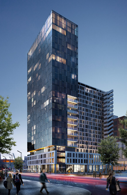 Dossier de presse | 916-04 - Communiqué de presse | Dévoilement du Laurent & Clark - Menkès Shooner Dagenais LeTourneux Architectes - Architecture résidentielle - Crédit photo : Menkès Shooner Dagenais LeTourneux Architectes 
