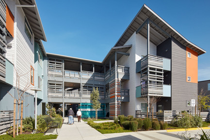 Dossier de presse | 1187-04 - Communiqué de presse | AIASF Announces the Honorees of the 2016 Design Awards Program - American Institute of Architects, San Francisco Chapter (AIA SF) - Architecture commerciale - Special Commendation - Social Responsibility / Half Moon Village Affordable Senior Housing by&nbsp;Herman Coliver Locus Architecture - Half Moon Bay, CA  - Crédit photo :  Bruce Damonte&nbsp;Photography<br> 