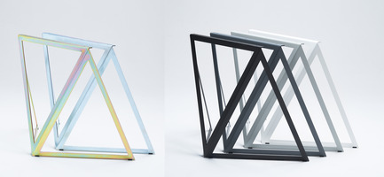 Press kit | 2034-01 - Press release | NEO/CRAFT set to open Berlin showroom following award-winning debut year - NEO/CRAFT - Product - Steel Stand by Sebastian Scherer for NEO/CRAFT - Photo credit: Tobias Wirth