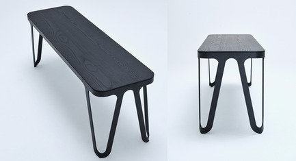 Press kit | 2034-01 - Press release | NEO/CRAFT set to open Berlin showroom following award-winning debut year - NEO/CRAFT - Product - Loop Bench by Sebastian Scherer for NEO/CRAFT - Photo credit: Tobias Wirth