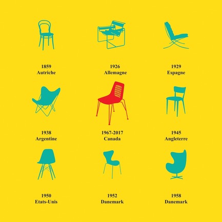 Dossier de presse | 2044-01 - Communiqué de presse | Chaise M.E67 – Première mondiale - August D. - Produit - Crédit photo :  Droits réservés  