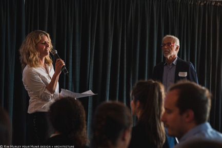 Dossier de presse | 1081-09 - Communiqué de presse | Lancement de l’Espace Humà - Humà design + architecture - Concours -   Stéphanie et Aurèle Cardinal - dirigeants de Humà  - Crédit photo : Kim Hurley pour Humà design et architecture