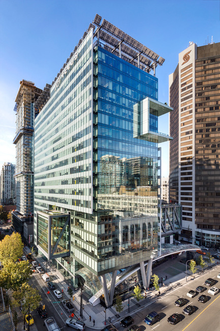 Dossier de presse | 2106-01 - Communiqué de presse | Henriquez Partners Architects Wins a Prestigious Architizer A+Award - Henriquez Partners Architects - Architecture commerciale - Telus Garden in Vancouver, Canada - Crédit photo : Ed White