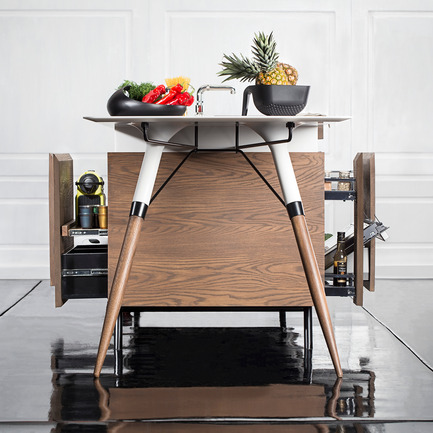 Press kit | 902-07 - Press release | A’ Design Awards 2016 Winners Announced - A' Design Award and Competition - Residential Architecture - Kitch T Compact Kitchen - Photo credit: dsignedby / Irena Kilibarda (designer) / Kitch' T, 2016.