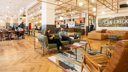 Dossier de presse | 2092-01 - Communiqué de presse | designjunction + Dwell on Design announce line-up for NYCxDesign 2016 - designjunction + Dwell on Design - Évènement + Exposition - Example of a co-working space from WeWork - Crédit photo : designjunction + dwell on design