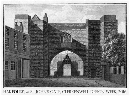 Press kit | 1818-07 - Press release | Clerkenwell Design Week 2016 - Clerkenwell Design Week - Event + Exhibition - HakFolly - Photo credit: Clerkenwell Design Week<br>