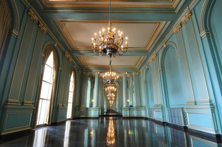 Press kit | 2113-01 - Press release | War Memorial Veterans Building Receives Design Award - San Francisco Public Works - Institutional Architecture - Green Room restored, War Memorial Veterans Building - Photo credit: Multivista