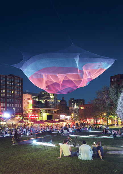 Press kit | 583-14 - Press release | A Rich and Exciting Summer in the Quartier des Spectacles - Quartier des spectacles Partnership - Event + Exhibition -   Les Jardins Gamelin, Place Émilie-Gamelin   - Photo credit: Ulysse Lemerise/OSA