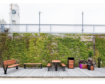 Dossier de presse | 821-02 - Communiqué de presse | Tango, une collection offrant éclairage et mobilier urbain en parfaite harmonie - Equiparc, Lumca, Morelli Designers - Design urbain - Collection Tango - Crédit photo : Adrien Williams