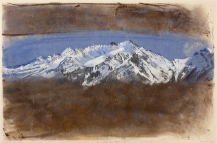 Press kit | 1094-01 - Press release | Solo exposition - L'écorce du temps - Alexandre Masino - Event + Exhibition - Le chant de silence I, 2012Monotype à l'encaustique sur papier Gampi / Encaustic monotype on Gampi paper23” x 34.5” / 58 x 88 cm - Photo credit: Alexandre Masino