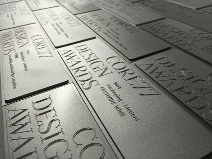 Press kit | 2048-02 - Press release | 2016 Core77 Design Awards Honoree Results Revealed - Core77 Design Awards - Competition - Trophy - Photo credit: Core77