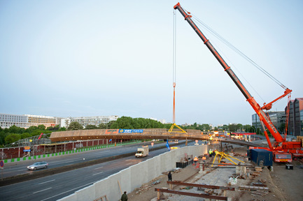 Press kit | 2042-02 - Press release | The Claude Bernard overpass - DVVD architecture, design and engineering agency - Landscape Architecture - Photo credit: Nathalie Prébende<br>