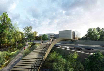 Press kit | 2042-02 - Press release | The Claude Bernard overpass - DVVD architecture, design and engineering agency - Landscape Architecture - Photo credit: Yam Studio<br>