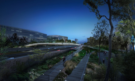 Press kit | 2042-02 - Press release | The Claude Bernard overpass - DVVD architecture, design and engineering agency - Landscape Architecture - Photo credit: Yam Studio<br>