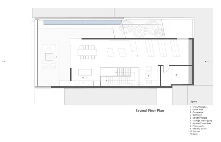 Dossier de presse | 1891-02 - Communiqué de presse | Hybrid Design - Terry & Terry Architecture - Architecture commerciale - second floor plan - Crédit photo : Terry.Terry Architecture