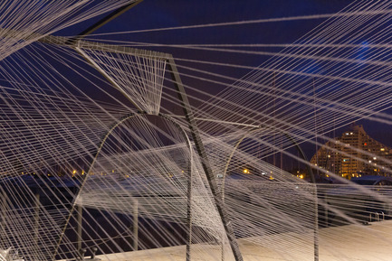 Dossier de presse | 982-30 - Communiqué de presse | Festival des Architectures Vives 2016 - Montpellier et La Grande Motte - Association Champ Libre - Festival des Architectures Vives (FAV) - Design urbain - PHIL<br>Cécilia Dussaby, Sophie Merigny et Julien Theillet - Crédit photo : Paul KOZLOWSKI ©photoarchitecture.com<br>Site&nbsp;: http://photoarchitecture.com