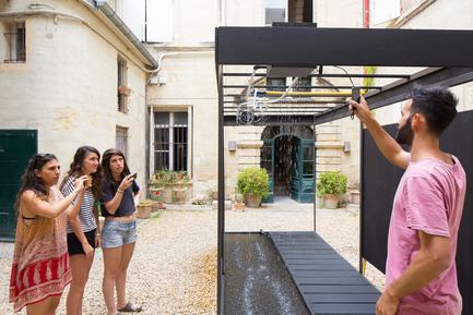 Dossier de presse | 982-30 - Communiqué de presse | Festival des Architectures Vives 2016 - Montpellier et La Grande Motte - Association Champ Libre - Festival des Architectures Vives (FAV) - Design urbain - Veinticuatro<br>Maria Victoria Cresta, Giovanna Giampetruzzi, Lucas Torres Aguero, Soledad Lanús et Ariel Marcelo Gurdo - Crédit photo : Paul KOZLOWSKI ©photoarchitecture.com<br>Site&nbsp;: http://photoarchitecture.com