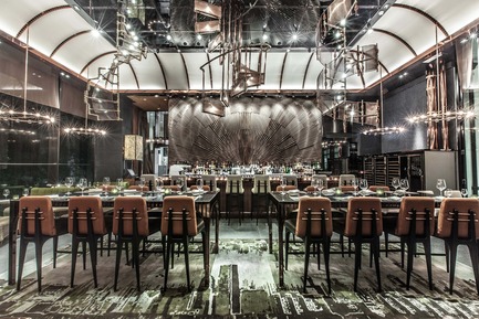 Dossier de presse | 1080-02 - Communiqué de presse | International Awards shortlist announced - INSIDE: World Festival of Interiors - Concours - Ammo Bar + Restaurant, Hong Kong<br>by WANG