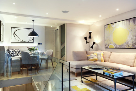Dossier de presse | 1701-02 - Communiqué de presse | Southwood -Award winning contemporary London townhouse - LLI Design - Design d’intérieur résidentiel - Living Room 2 - Upper Ground Floor - Southwood - LLI Design - Crédit photo : Alex Maguire