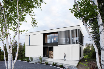 Press kit | 1317-02 - Press release | The "Blanche" Chalet - ACDF Architecture - Residential Architecture - Photo credit: Adrien Williams