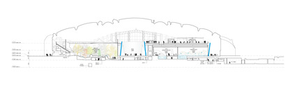 Press kit | 1057-06 - Press release | Montreal Biodome Science Museum Renewal - KANVA in collaboration with NEUF architect(e)s - Institutional Architecture - Section - Photo credit: KANVA