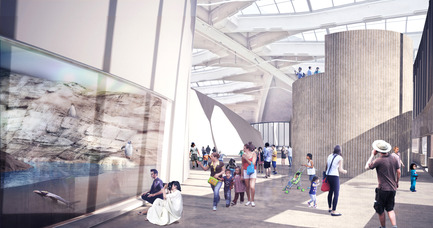 Press kit | 1057-06 - Press release | Montreal Biodome Science Museum Renewal - KANVA in collaboration with NEUF architect(e)s - Institutional Architecture - Entrance hall&nbsp; - Photo credit: KANVA