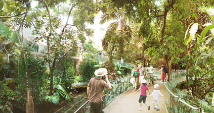 Press kit | 1057-06 - Press release | Montreal Biodome Science Museum Renewal - KANVA in collaboration with NEUF architect(e)s - Institutional Architecture - Tropical Rainforest Ecosystem - Photo credit: KANVA