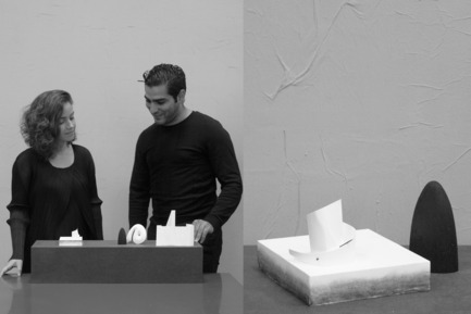 Press kit | 1834-06 - Press release | Announcing Dubai Design Week 2016 - Dubai Design Week - Event + Exhibition - Abwab 2016, curator/design duo of Iraq's design pavilion, Rand Abdul Jabbar and&nbsp;Hozan Zangana  - Photo credit: Dubai Design Week
