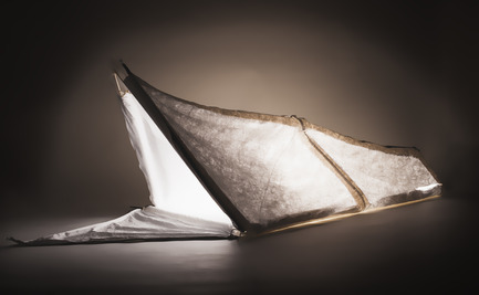 Press kit | 1834-06 - Press release | Announcing Dubai Design Week 2016 - Dubai Design Week - Event + Exhibition - Global Grad Show 2016: Sleeping Bag Coat by Anne-Sophie Geay and Gabriella Geagea, Royal College of Art (UK) - Photo credit: Dubai Design Week