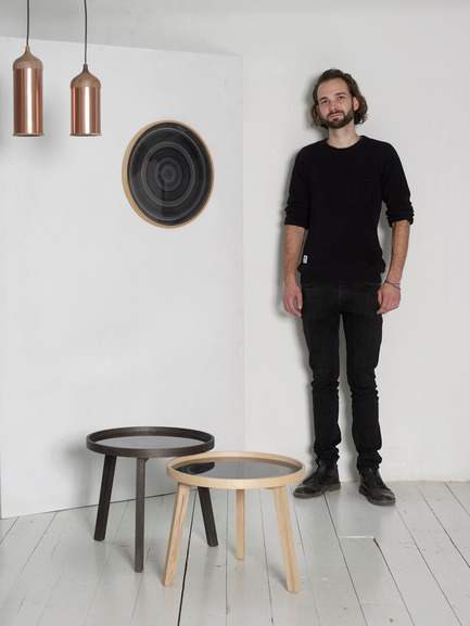 Press kit | 2158-18 - Press release | IDS Vancouver Goes Dutch on Design with Eindhoven - Interior Design Show Vancouver (IDS Vancouver) - Event + Exhibition - Steven Banken with Tannic Acid Coffee Table and Copper Lamps - Photo credit: Image Courtesy of Steven Banken&nbsp;