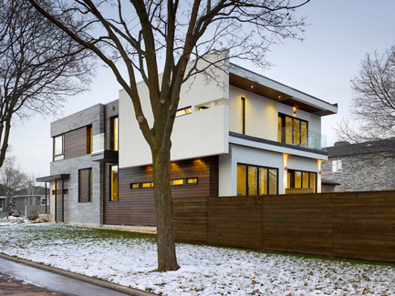 Dossier de presse | 2182-01 - Communiqué de presse | Garden Void House - Alva Roy Architects - Architecture résidentielle -  Garden Void House- Exterior View from South-West&nbsp;  - Crédit photo : Tom Arban