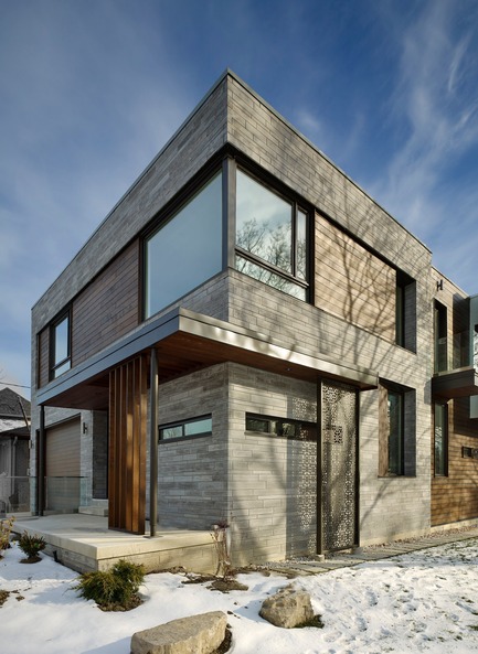 Dossier de presse | 2182-01 - Communiqué de presse | Garden Void House - Alva Roy Architects - Architecture résidentielle - Garden Void House- Exterior View from North-West&nbsp; - Crédit photo : Tom Arban