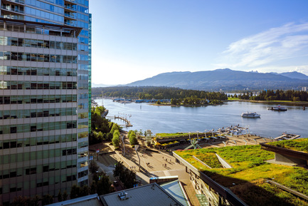 Dossier de presse | 2065-01 - Communiqué de presse | ‘The Owner’s Suite Collection’ is Unveiled   at Fairmont Pacific Rim in Vancouver, Canada - Fairmont Pacific Rim - Design d’intérieur commercial - Owner's Suite View - Crédit photo : Fairmont Pacific Rim
