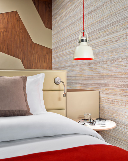 Dossier de presse | 2177-01 - Communiqué de presse | Atelier Pod signe les chambres d'hôtel du nouveau Radisson Blu à Marrakech - Atelier Pod - Design d’intérieur commercial - Radisson Blu Marrakech_Chambre classe Affaires Detail 1 - Crédit photo : Atelier Pod&nbsp;