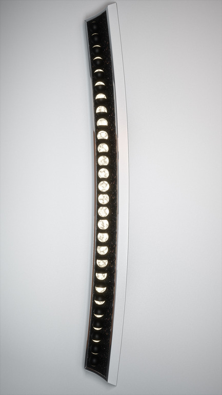 Press kit | 1895-02 - Press release | L A M P’s fourth annual international lighting design competition announces its top 10 finalists for 2016 - L A M P (Lighting Architecture Movement Project) - Lighting Design - Synodic Sconce by Neal Aronowitz&nbsp; from Portland, OR, USA - Photo credit: L A M P <br>