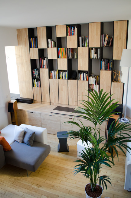 Dossier de presse | 2180-01 - Communiqué de presse | Un grand PETIT nid - Mickaël Martins Afonso & L'atelier miel - Design d’intérieur résidentiel - Séjour - Crédit photo : Mickaël Martins Afonso