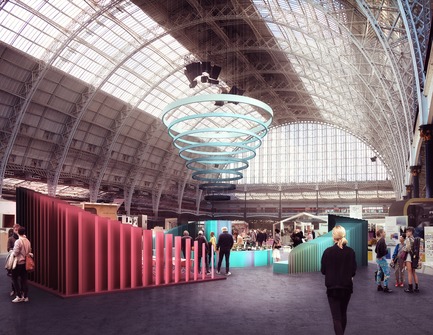 Dossier de presse | 1818-10 - Communiqué de presse | 100% Design announces features and installations for 2016 edition - 100% Design - Évènement + Exposition - Central Bar at 100 Design, Metsa Wood - Crédit photo :                100% Design&nbsp;