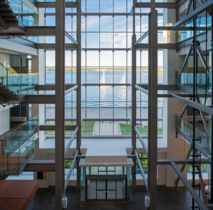 Dossier de presse | 1080-02 - Communiqué de presse | International Awards shortlist announced - INSIDE: World Festival of Interiors - Concours - Nova Scotia Power Corporate Headquarters, Canada<br>by WZMH Architects