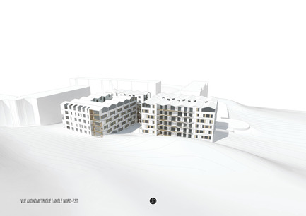 Dossier de presse | 2033-01 - Communiqué de presse | A Bee Road - Janez Nguyen Architectes - Architecture résidentielle - A BEE ROAD : vue axonométrique - Crédit photo : Janez Nguyen Architectes