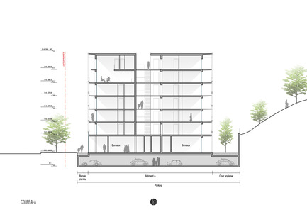 Dossier de presse | 2033-01 - Communiqué de presse | A Bee Road - Janez Nguyen Architectes - Architecture résidentielle - A BEE ROAD : coupe transversale - Crédit photo : Janez Nguyen Architectes