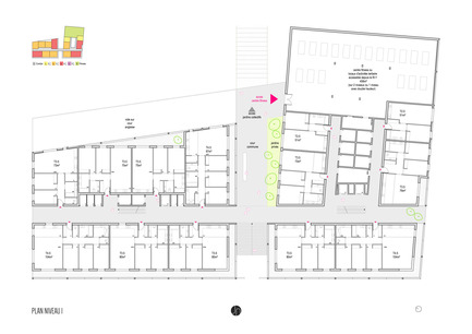 Dossier de presse | 2033-01 - Communiqué de presse | A Bee Road - Janez Nguyen Architectes - Architecture résidentielle - A BEE ROAD : Plan du R+1 - Crédit photo : Janez Nguyen Architectes