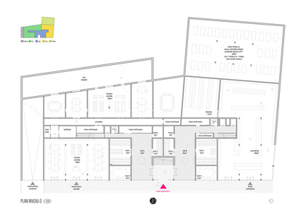 Dossier de presse | 2033-01 - Communiqué de presse | A Bee Road - Janez Nguyen Architectes - Architecture résidentielle - A BEE ROAD : Plan du RDC - Crédit photo : Janez Nguyen Architectes