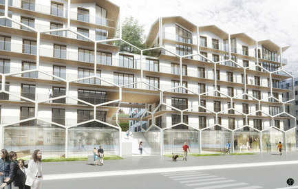 Dossier de presse | 2033-01 - Communiqué de presse | A Bee Road - Janez Nguyen Architectes - Architecture résidentielle - A BEE ROAD : Vue sur l'axe traversant - Crédit photo : Janez Nguyen Architectes