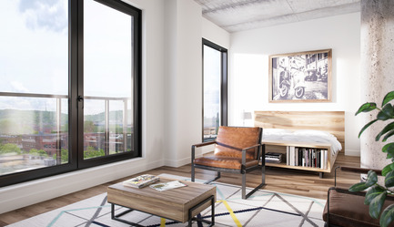 Dossier de presse | 2056-04 - Communiqué de presse | DevMcGill et TMSA dévoilent la conception du tout nouveau projet de condominiums Ateliers Castelnau au coeur du Mile-Ex - DevMcGill - Immobilier - Crédit photo : DevMcGill - TMSA