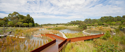 Press kit | 1968-04 - Press release | Winners of the 2016 Architecture MasterPrize Announced (formerly AAP) - Architecture MasterPrize - Competition - Turf Design Studio &amp; Environmental Partnership with Alluvium, Turpin + Crawford Studio, Dragonfly Environmental and Partridge – Sydney Park Water Re-use Project - Photo credit: Simon Wood