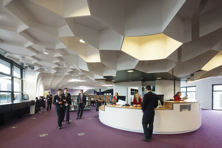 Press kit | 1968-04 - Press release | Winners of the 2016 Architecture MasterPrize Announced (formerly AAP) - Architecture MasterPrize - Competition - McBride Charles Ryan –&nbsp;The Infinity Centre, Penleigh and Essendon Grammar School:<br> Library - Photo credit: John Gollings